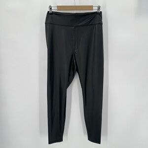 OFFLINE by Aerie Leggings Women XL Black Real Luxe Faux Leather High Waisted NWT